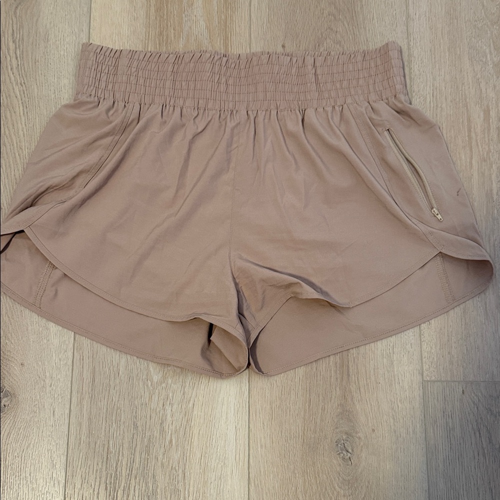 Women's Athletic Tan Shorts